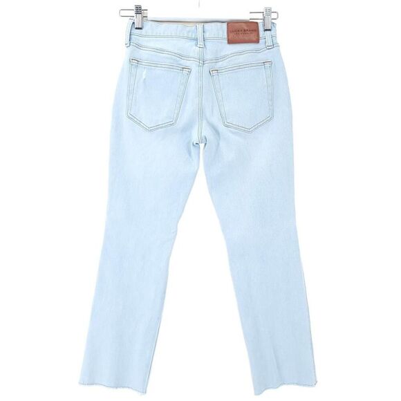 Lucky Brand Mid-Rise Crop Jeans Blue Stretch - Picture 2 of 11